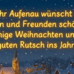 Frohe Weihnachten und einen guten Rutsch ins neue Jahr!